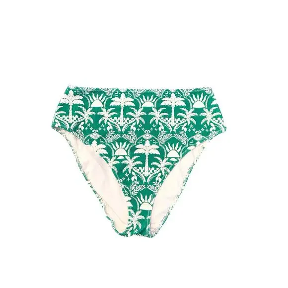 Show Me Your Mumu Sail Bikini Bottom Tiki Palms Contour Scrunch XL - Picture 3 of 5